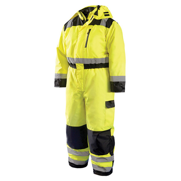 Occunomix Class 3 Hi Vis Cold Weather Coverall LUX-WCVL Front